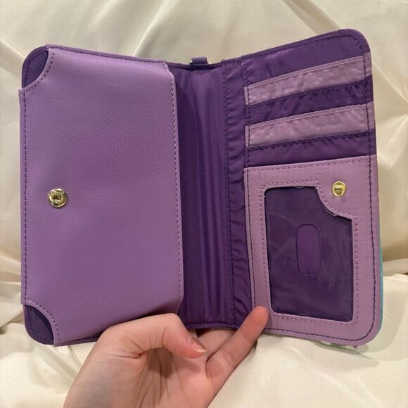 Loungefly Disney Alice In Wonderland Alice Cheshire Cat Tech Wristlet Wallet NWT - Picture 7 of 7